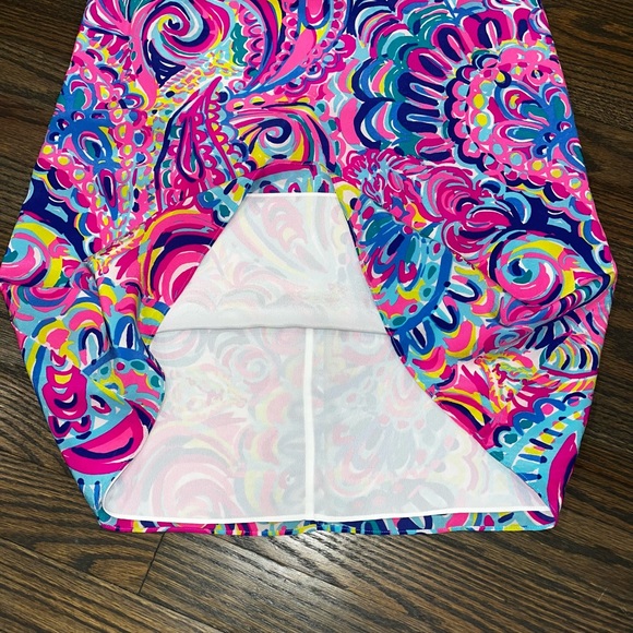 NWOT Lilly Pulitzer Psychedelic Sunshine Dusk Lela Silk Dress Small 100% Silk - Picture 6 of 8